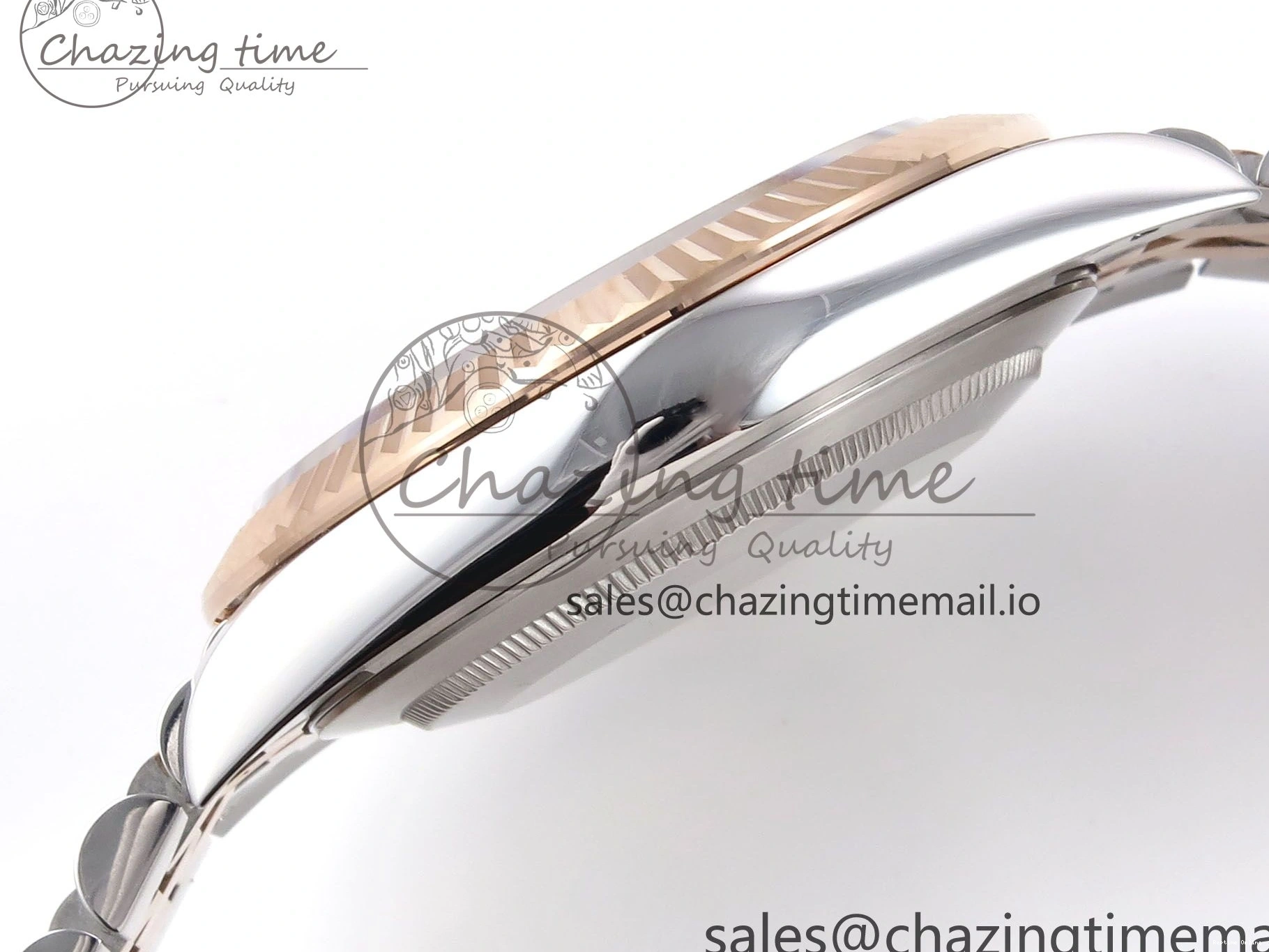 0208 DateJust 41 126331 EWEF Best Edition RG Diamonds Dial on SS RG Jubilee Bracelet A UrbanChic 999